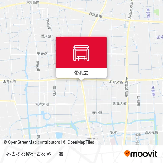 外青松公路北青公路地图