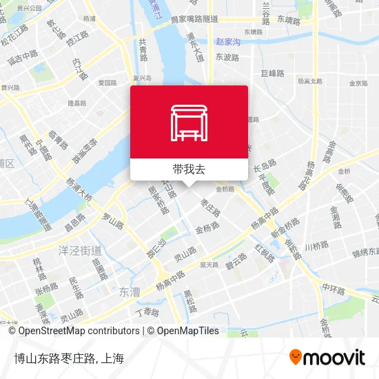博山东路枣庄路地图