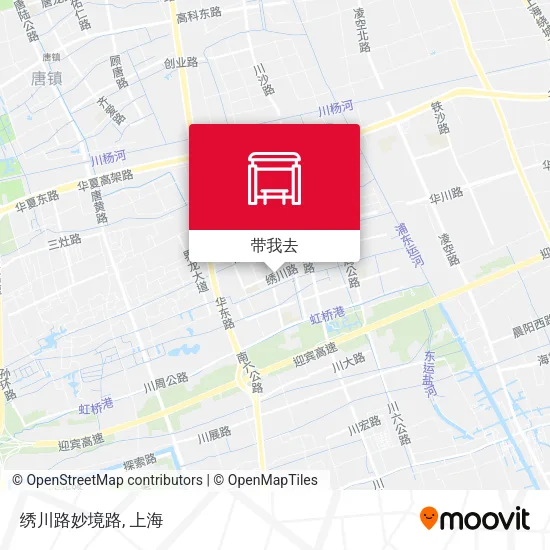 绣川路妙境路地图
