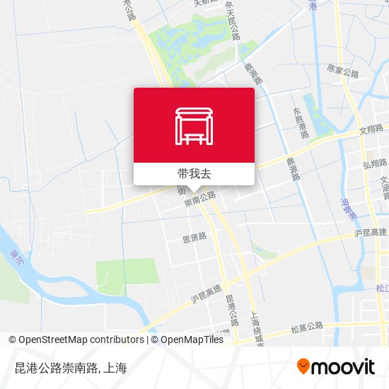 昆港公路崇南路地图