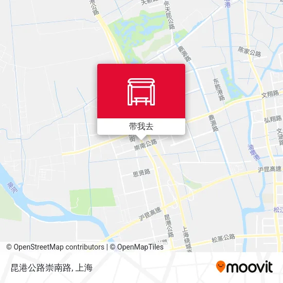 昆港公路崇南路地图