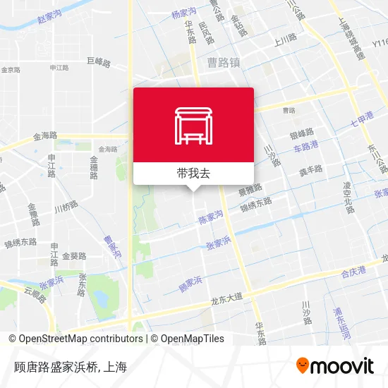 顾唐路盛家浜桥地图