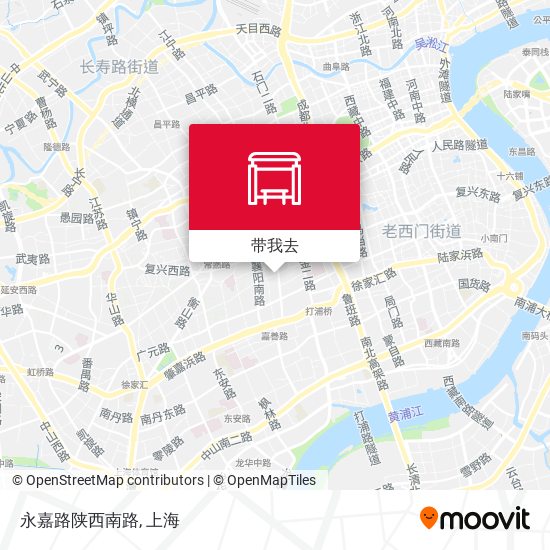 永嘉路陕西南路地图