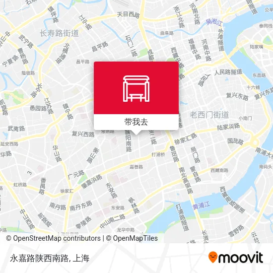 永嘉路陕西南路地图