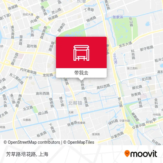 芳草路培花路地图