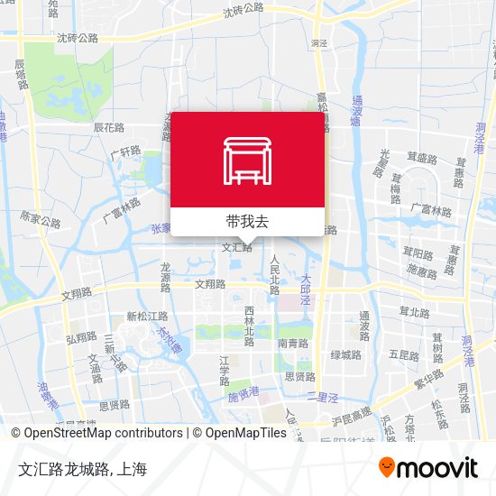 文汇路龙城路地图