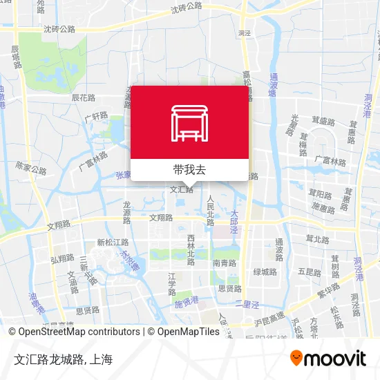 文汇路龙城路地图