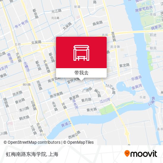 虹梅南路东海学院地图