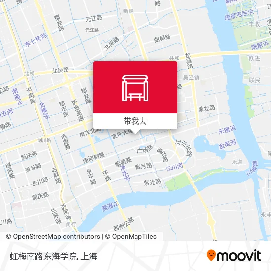 虹梅南路东海学院地图