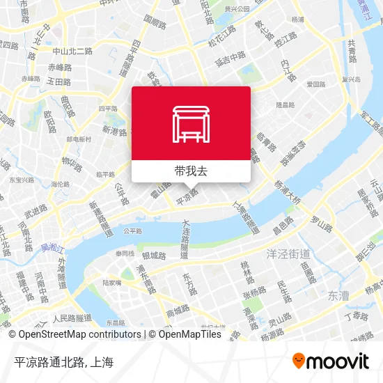 平凉路通北路地图
