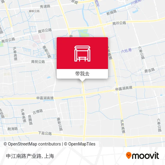 申江南路产业路地图