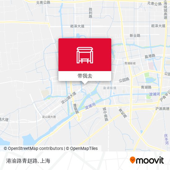 港渝路青赵路地图