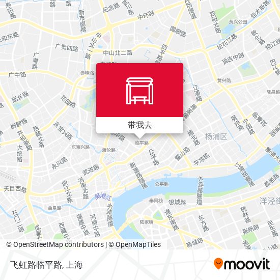 飞虹路临平路地图