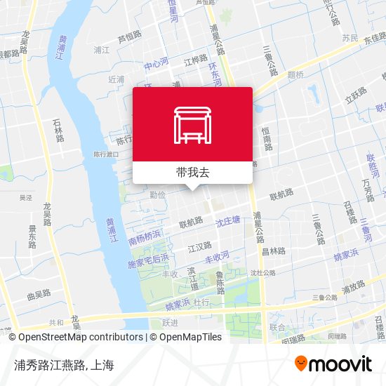 浦秀路江燕路地图