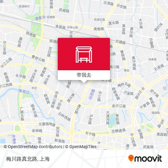 梅川路真北路地图
