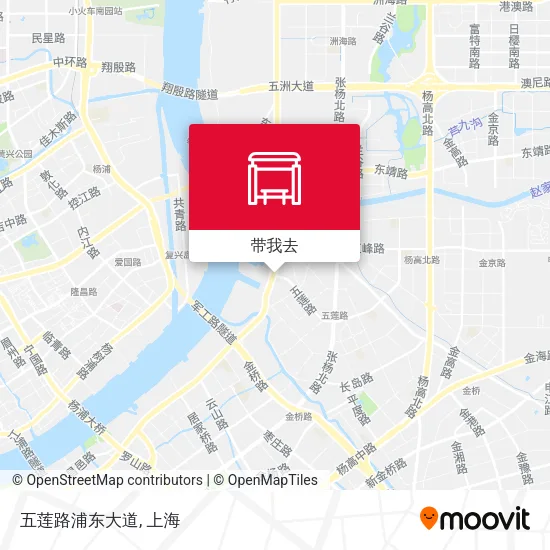 五莲路浦东大道地图