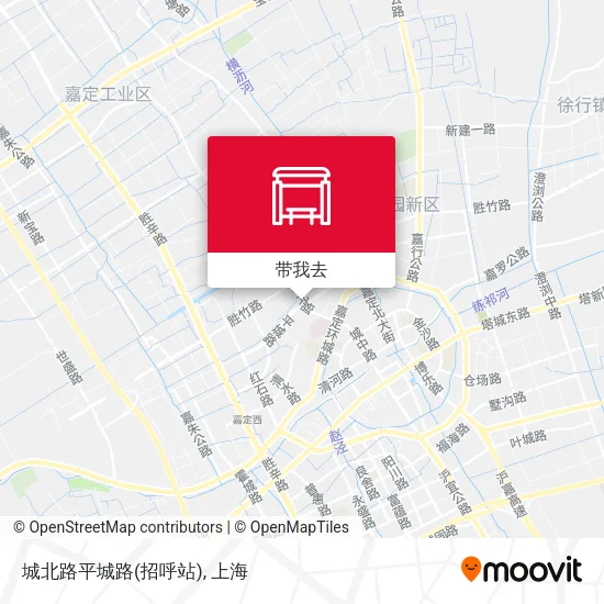 城北路平城路(招呼站)地图