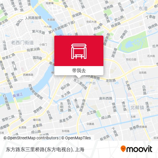 东方路东三里桥路(东方电视台)地图