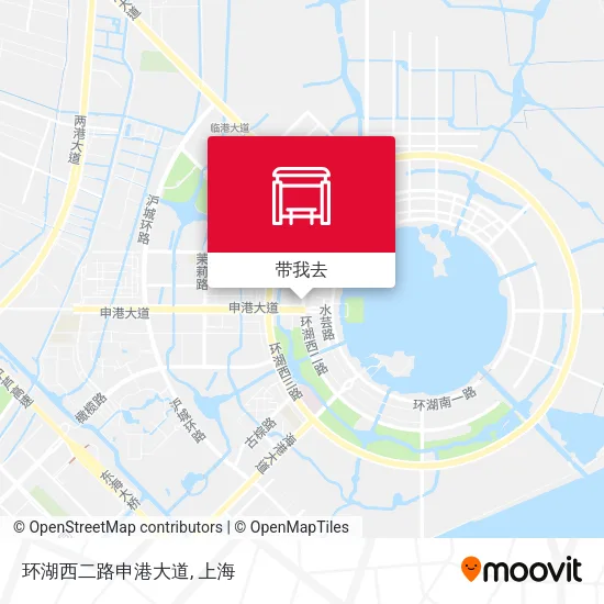 环湖西二路申港大道地图