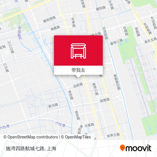 施湾四路航城七路地图