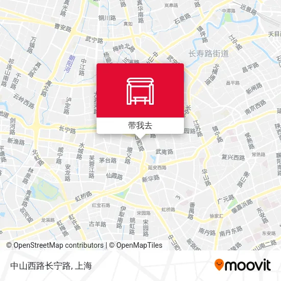 中山西路长宁路地图