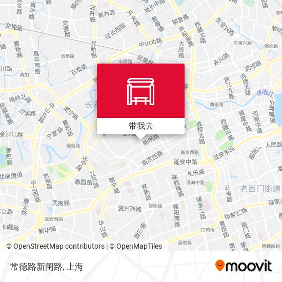 常德路新闸路地图