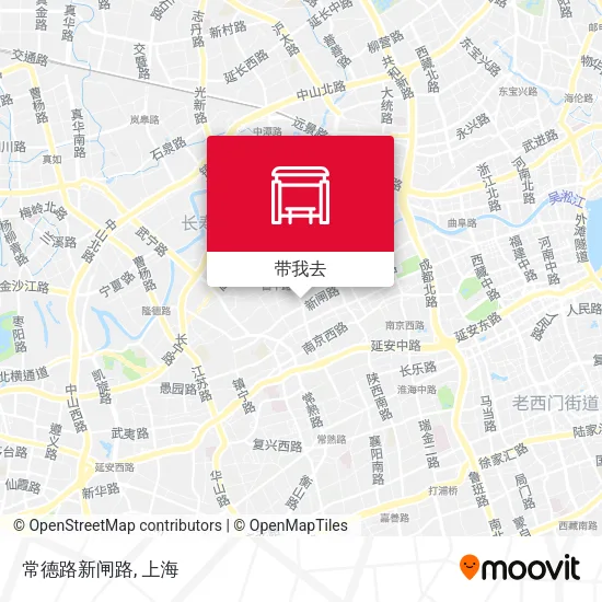 常德路新闸路地图