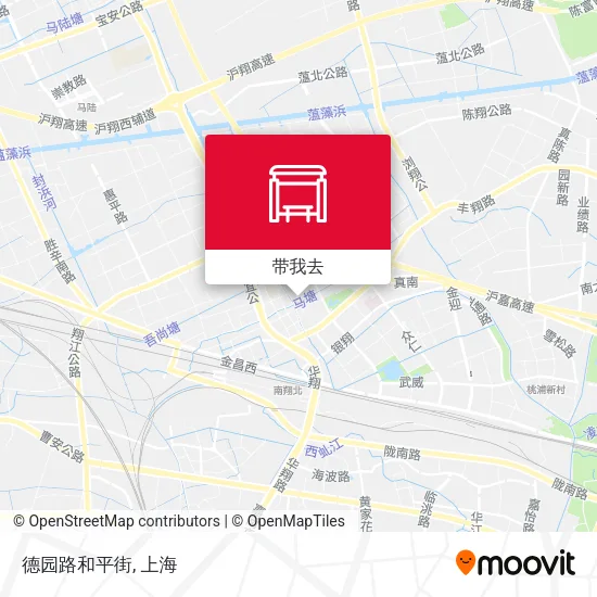 德园路和平街地图