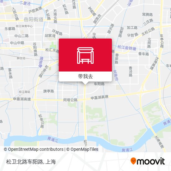 松卫北路车阳路地图