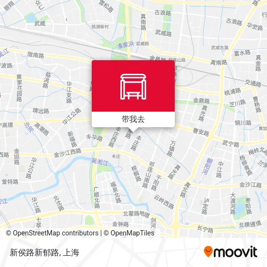 新侯路新郁路地图