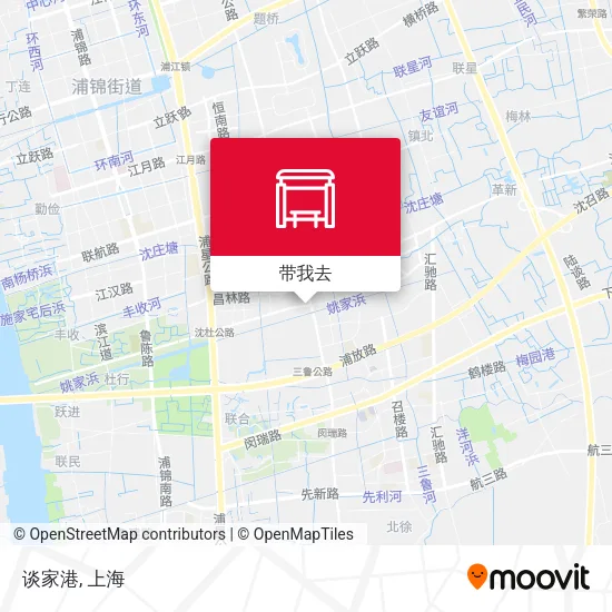 谈家港地图