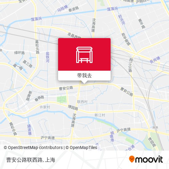 曹安公路联西路地图
