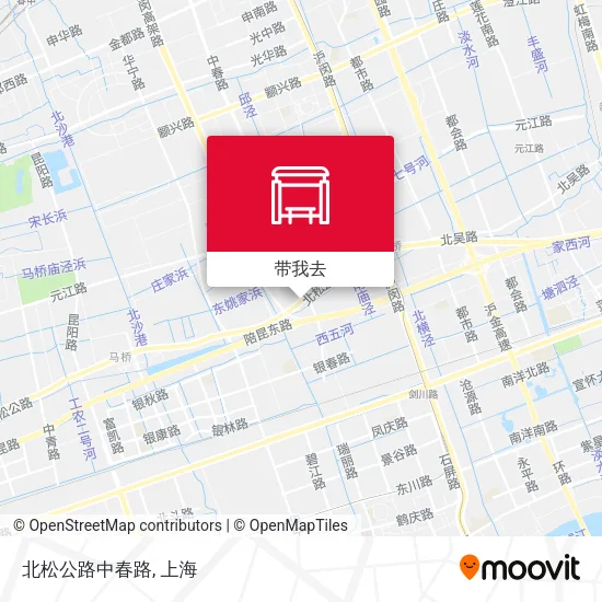 北松公路中春路地图