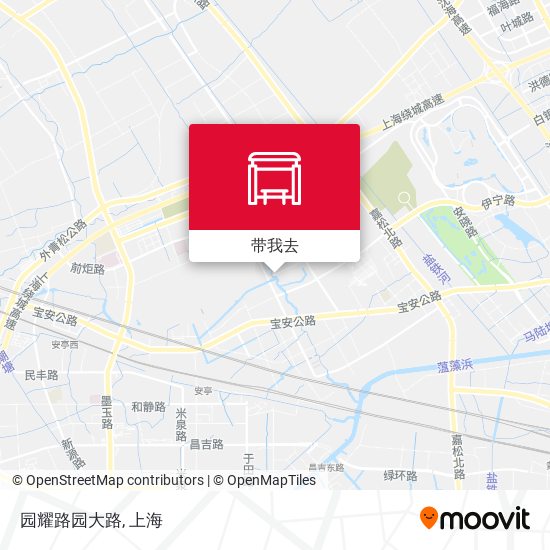 园耀路园大路地图