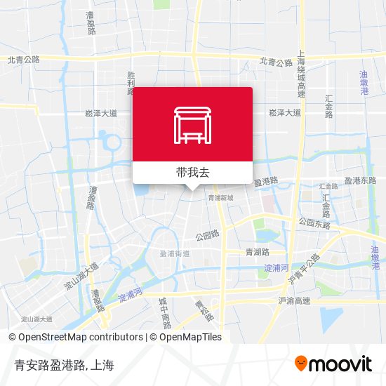 青安路盈港路地图