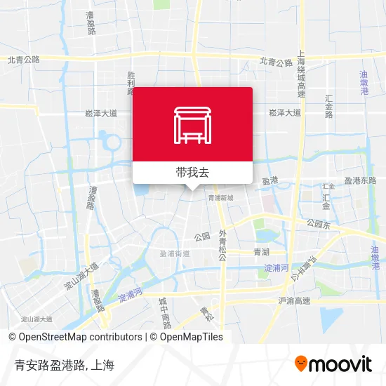 青安路盈港路地图