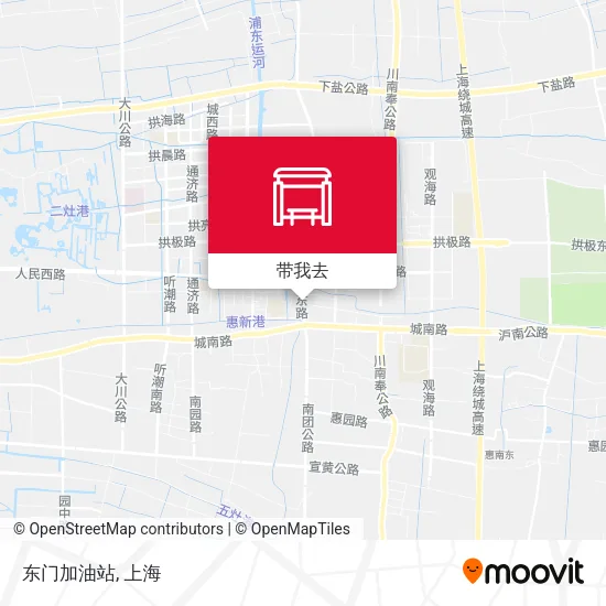 东门加油站地图