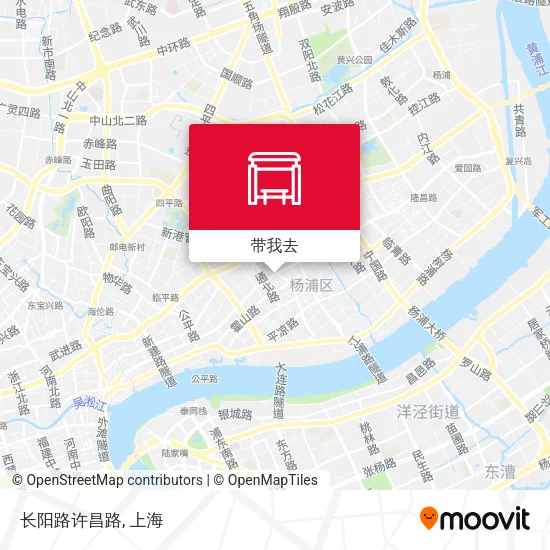 长阳路许昌路地图