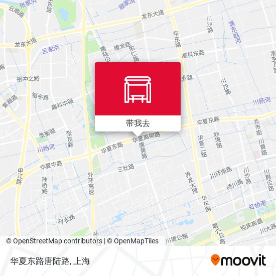 华夏东路唐陆路地图