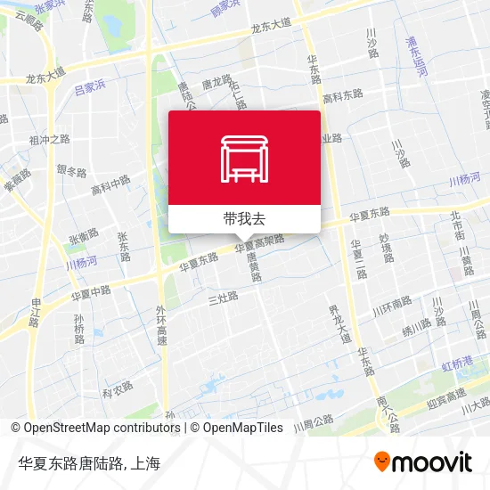 华夏东路唐陆路地图