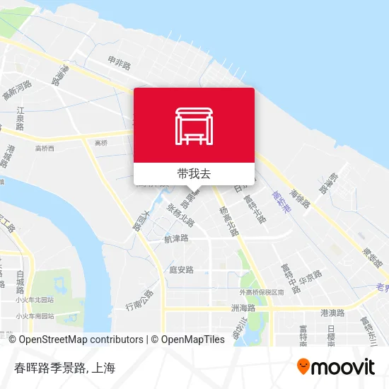春晖路季景路地图
