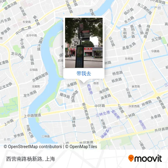 西营南路杨新路地图