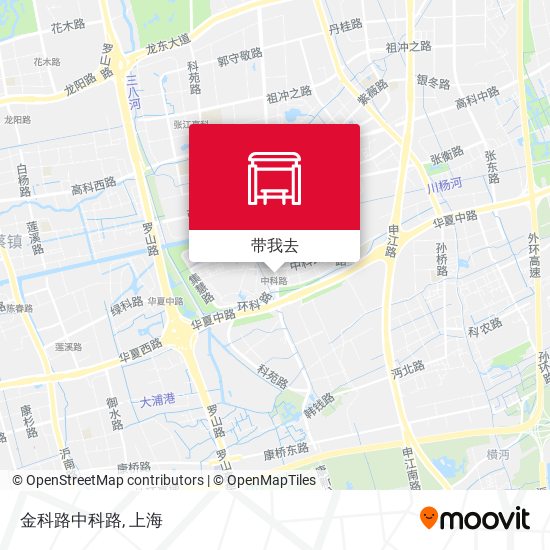 金科路中科路地图