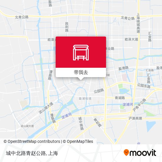 城中北路青赵公路地图