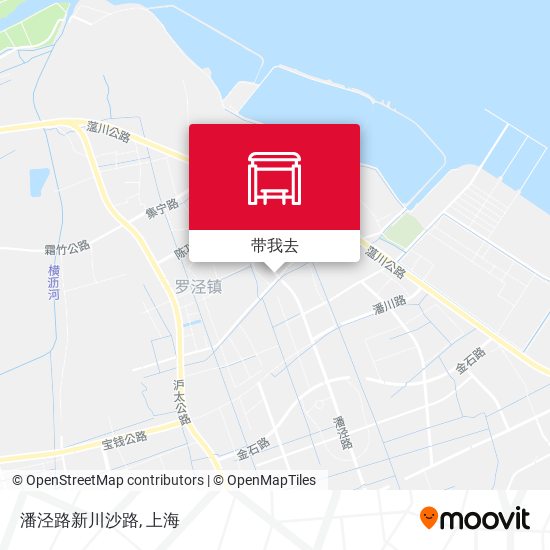 潘泾路新川沙路地图