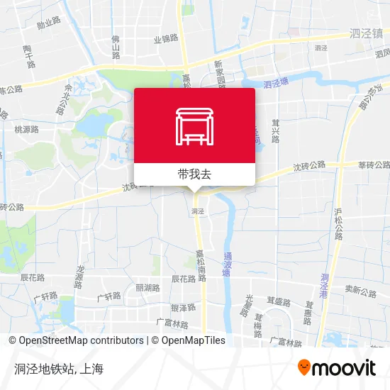 洞泾地铁站地图