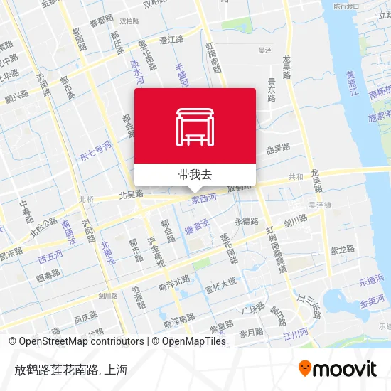 放鹤路莲花南路地图