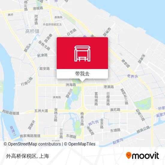 外高桥保税区地图