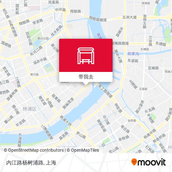 内江路杨树浦路地图