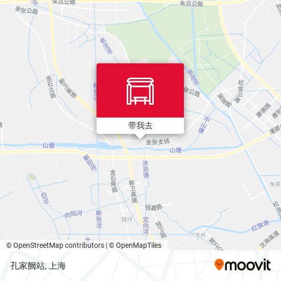 孔家阙站地图